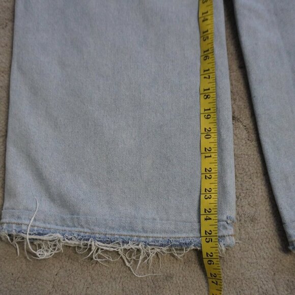 Zara Light Blue Wide Leg Jeans - Picture 9 of 10